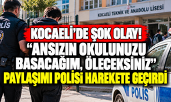 Kocaeli’de okulda tehdit alarmı