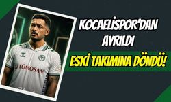 Kocaelispor'dan Ayrılmıştı, Eski Takımına Döndü