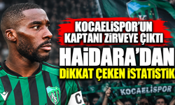 Kocaelispor’un kaptanı zirveye çıktı: Haidara’dan dikkat çeken istatistik