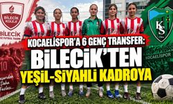 Kocaelispor’a 6 genç transfer: Bilecik’ten yeşil-siyahlı kadroya