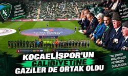 Kocaelispor’un galibiyetine gaziler de ortak oldu