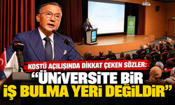 KOSTÜ açılışında dikkat çeken sözler: “Üniversite bir iş bulma yeri değildir”