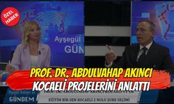 Eğitim Bir- Sen Kocaeli 2 nolu şube başkan adayı Prof. Dr. Abdulvahap Akıncı projelerini açıkladı