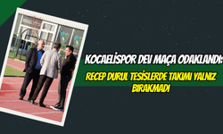 Kocaelispor Dev Maça Odaklandı: Recep Durul Tesislerde Takımı Yalnız Bırakmadı