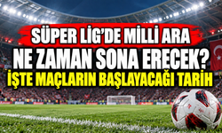 Süper Lig’de milli ara ne zaman sona erecek? İşte maçların başlayacağı tarih