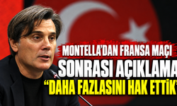 Montella’dan Fransa maçı sonrası açıklama: Daha fazlasını hak ettik