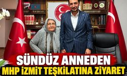 Sündüz Anneden MHP İzmit teşkilatına ziyaret