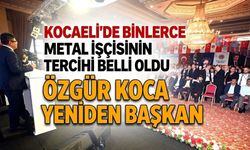 Kocaeli’de binlerce metal işçisinin tercihi belli oldu: Özgür Koca yeniden başkan