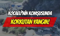 Kocaeli'nin Komşusunda Korkutan Yangın
