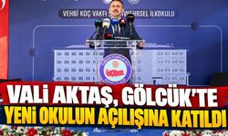 Vali Aktaş, Gölcük’te yeni okulun açılışına katıldı