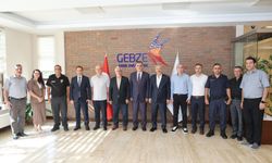 Gebze Protokolünden GTÜ Rektörü Prof. Dr. Hacı Ali Mantar’a Hayırlı Olsun Ziyareti