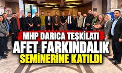 MHP Darıca Teşkilatı Afet Farkındalık Seminerine Katıldı