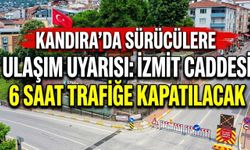 Kandıra’da Sürücülere Ulaşım Uyarısı: İzmit Caddesi 6 Saat Trafiğe Kapatılacak