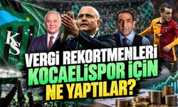 Kocaeli Vergi Rekortmenleri Kocaelispor İçin Ne Yaptılar?