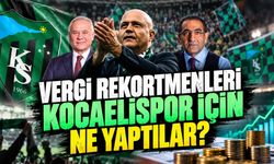 Kocaeli Vergi Rekortmenleri Kocaelispor İçin Ne Yaptılar?
