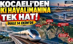 Kocaeli İstanbul Havalimanlarına Demiryoluyla Bağlanacak: İhale 14 Ekim’de