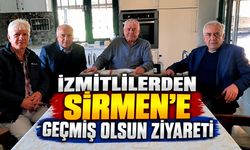 İzmitlilerden Sefa Sirmen’e Geçmiş Olsun Ziyareti