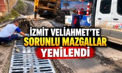 İzmit Veliahmet’te Sorunlu Mazgallar Yenilendi