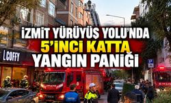 İzmit Yürüyüş Yolu’nda 5’inci Katta Yangın Paniği