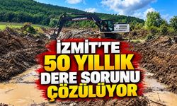 İzmit’te 50 Yıllık Dere Sorunu Çözülüyor