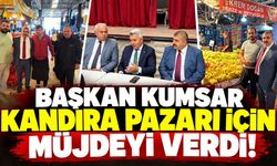Başkan Kumsar Kandıra Pazarı İçin Müjdeyi Verdi