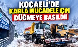 Kocaeli'de Karla Mücadele İçin Düğmeye Basıldı