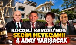 Kocaeli Barosu'nda Seçim Heyecanı! 4 Aday Yarışacak