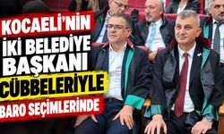 Kocaeli’nin İki Belediye Başkanı Cübbeleriyle Baro Seçimlerinde