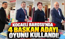 Kocaeli Barosu’nda 4 Başkan Adayı Oyunu Kullandı! 3 Bin 300 Avukat Sandık Başında