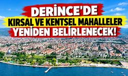 Derince'de Kırsal ve Kentsel Mahalleler Yeniden Belirlenecek