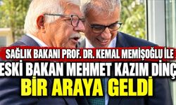 Sağlık Bakanı Prof. Dr. Kemal Memişoğlu ile Eski Bakan Mehmet Kazım Dinç Bir Araya Geldi