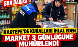 Kartepe’de Kuralları İhlal Eden Market 3 Günlüğüne Mühürlendi
