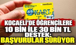 Kocaeli’de öğrencilere 10 bin ile 30 bin TL destek: Başvurular sürüyor