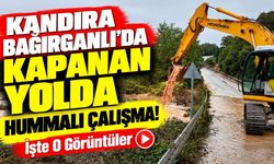 Kandıra Bağırganlı'da Kapanan Yolda Hummalı Çalışma! İşte O Görüntüler