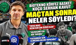 Biotekno Körfez Basket Koçu Serhan Kavut maçtan sonra neler söyledi? “Vazgeçmeyen bir takımız”
