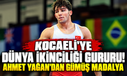 Kocaeli'ye dünya ikinciliği gururu! Ahmet Yağan'dan gümüş madalya