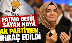 Fatma Betül Sayan Kaya AK Parti’den ihraç edildi