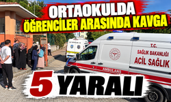 Ortaokulda öğrenciler arasında kavga: 5 yaralı