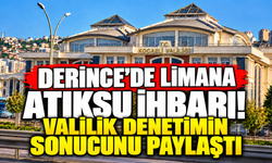 Derince’de limana atıksu ihbarı! Valilik denetimin sonucunu paylaştı