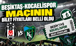 Beşiktaş-Kocaelispor bilet fiyatları belli oldu