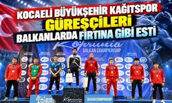 Kocaeli Büyükşehir Güreşçilerinden Balkan'da 4 Madalya