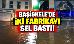 Başiskele'de iki fabrikayı sel bastı!