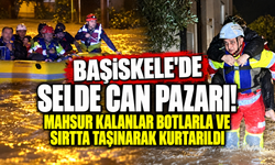 Başiskele'de selde can pazarı! Mahsur kalanlar botlarla ve sırtta taşınarak kurtarıldı