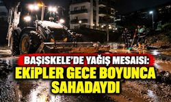 Başiskele’de Yağış Mesaisi: Ekipler Gece Boyunca Sahadaydı
