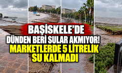 Başiskele’de dünden beri sular akmıyor! Marketlerde 5 litrelik su kalmadı