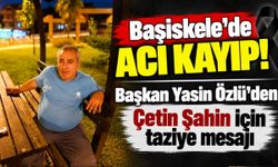 Başiskele'de acı kayıp! Başkan Yasin Özlü'den Çetin Şahin için taziye mesajı
