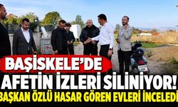 Başiskele'de afetin izleri siliniyor! Başkan Özlü hasar gören evleri inceledi