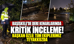 Başiskele'de dere kenarlarında kritik inceleme! Başkan Özlü: Tüm ekiplerimiz teyakkuzda