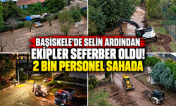 Başiskele'de selin ardından ekipler seferber oldu! 2 bin personel sahada