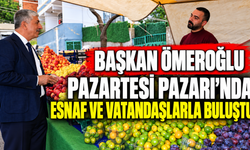Başkan Ömeroğlu Dilovası Pazartesi Pazarı’nda Esnaf Ve Vatandaşlarla Buluştu